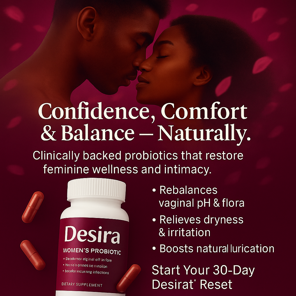 Desira™ the first 4-in-1Vaginal Microbiome Restorer designed to target every critical aspect of women’s intimate health.