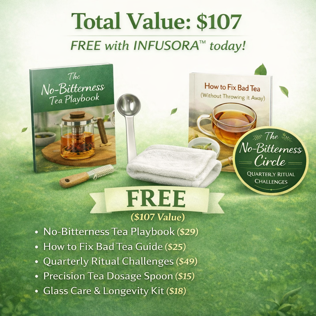 INFUSORA™ Teapot I Never Drink Bitter Tea Again.