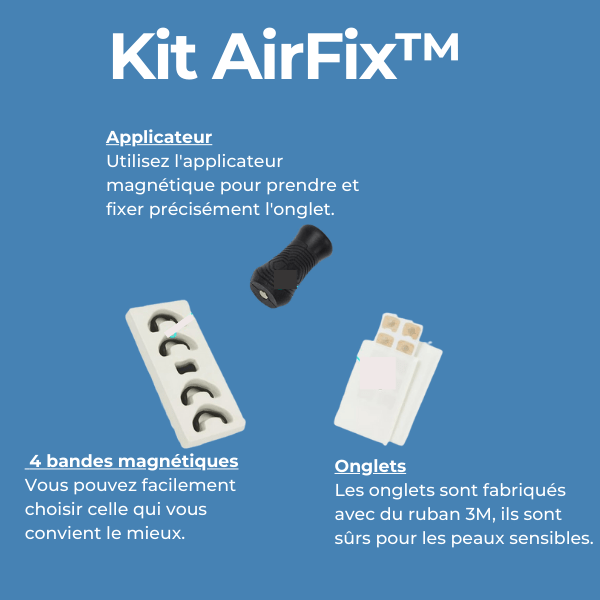 AirFix™ I Dilatateur Nasale Magnétique Antirronflement