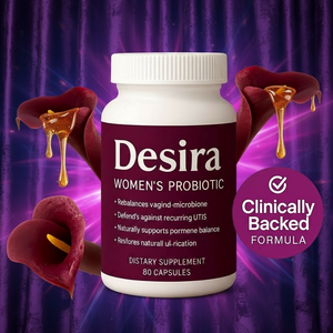 Desira™ the first 4-in-1Vaginal Microbiome Restorer designed to target every critical aspect of women’s intimate health.