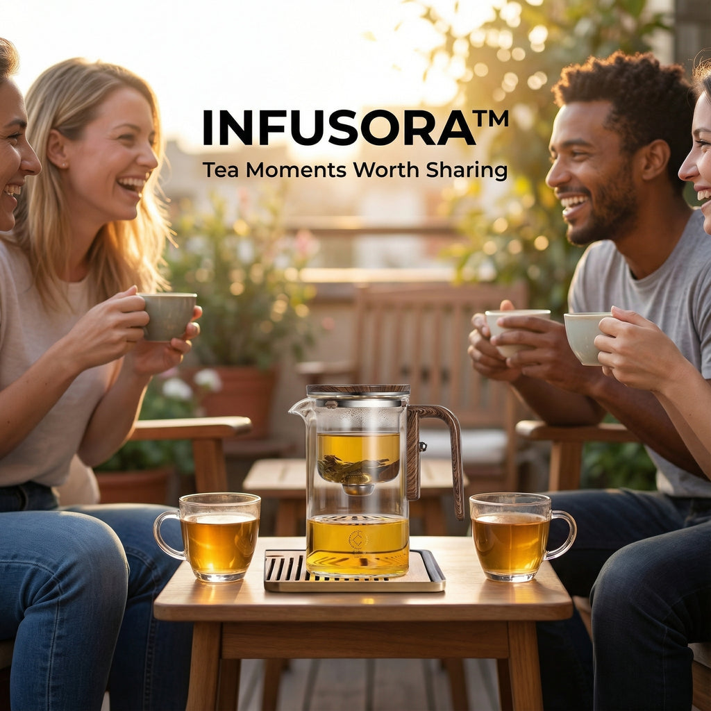 INFUSORA™ Teapot I Never Drink Bitter Tea Again.
