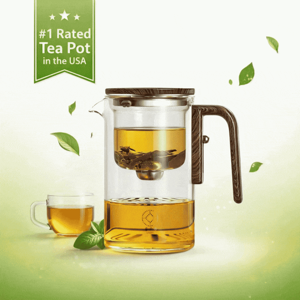 INFUSORA™ Teapot I Never Drink Bitter Tea Again.