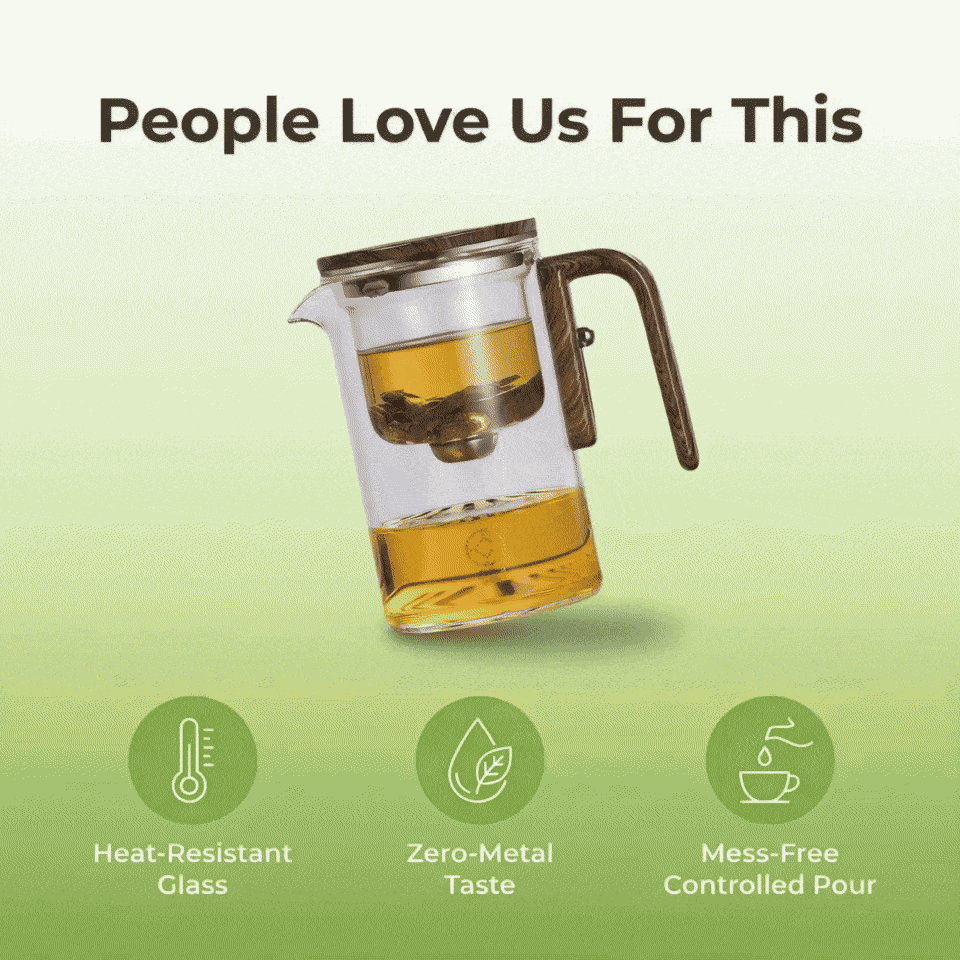 INFUSORA™ Teapot I Never Drink Bitter Tea Again.